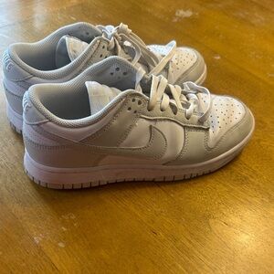 Grey low top Nike dunks